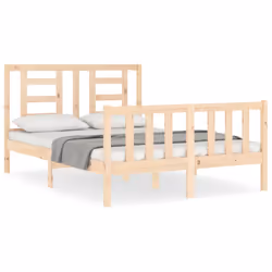 Giroletto con Testiera 120x200 cm in Legno Massellocod mxl 117521 - Vista aggiuntiva 2
