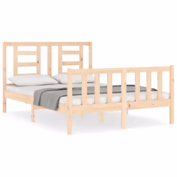 Giroletto con Testiera 140x200 cm in Legno Massellocod mxl 125200 - Vista aggiuntiva 2