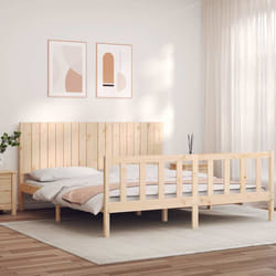 Giroletto con Testiera Super King Size in Legno Massellocod mxl 81264