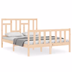 Giroletto con Testiera 140x190 cm in Legno Massellocod mxl 117523 - Vista aggiuntiva 2