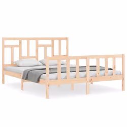 Giroletto con Testiera 160x200 cm in Legno Massellocod mxl 93566 - Vista aggiuntiva 2