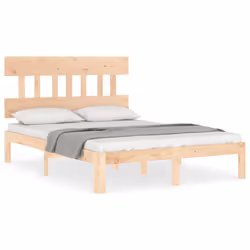 Giroletto con Testiera 140x200 cm in Legno Massellocod mxl 124890 - Vista aggiuntiva 2