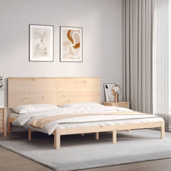 Giroletto con Testiera 200x200 cm in Legno Massellocod mxl 93747