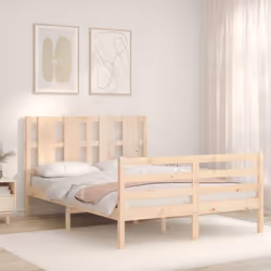 Giroletto con Testiera 140x200 cm in Legno Massellocod mxl 77010 - Vista aggiuntiva 3
