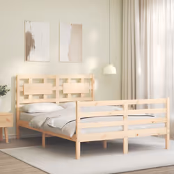 Giroletto con Testiera 120x200 cm in Legno Massellocod mxl 124927 - Vista aggiuntiva 3