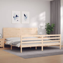 Giroletto con Testiera 200x200 cm in Legno Massellocod mxl 124950