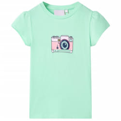 Vidaxl - Maglietta da Bambina Verde Brillante 116 73521