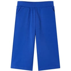 Pantaloni per Bambini a Gamba Larga Blu Cobalto 116 Vidaxl 27812