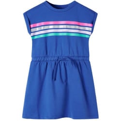 Vidaxl - Abito per Bambini con Coulisse Blu Cobalto 116 67800
