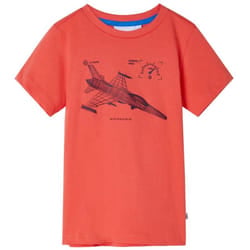 Vidaxl - Maglietta per Bambini Rosso Chiaro 140 45930