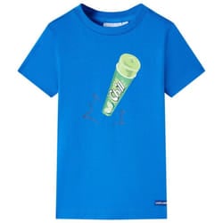 Vidaxl - Maglietta per Bambini Blu Brillante 116 40313