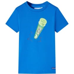 Vidaxl - Maglietta per Bambini Blu Brillante 128 25364