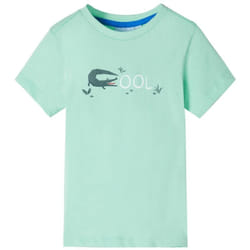 Vidaxl - Maglietta da Bambino Maniche Corte Verde Chiaro 116 46035