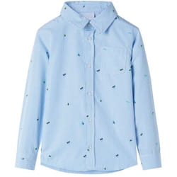 Camicia da Bambino Azzurra 92 Vidaxl 14293