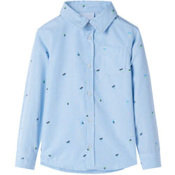Camicia da Bambino Azzurra 104 Vidaxl 73419