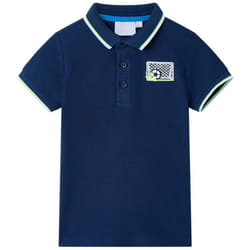 Vidaxl - Polo da Bambino Blu Marino 116 18194