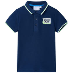 Vidaxl - Polo da Bambino Blu Marino 128 39736