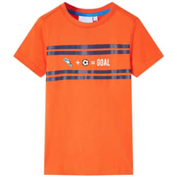 Vidaxl - Maglietta per Bambini Arancione Scuro 128 34738
