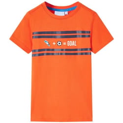 Vidaxl - Maglietta per Bambini Arancione Scuro 140 88174