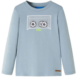 Maglietta da Bambino a Maniche Lunghe Azzurra 128 Vidaxl 75444