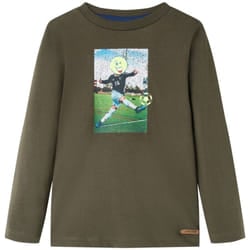 Vidaxl - Maglietta da Bambino Maniche Lunghe Cachi 116 74713