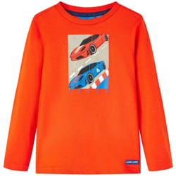 Vidaxl - Maglietta da Bambino Maniche Lunghe Arancione Brillante 116 99568