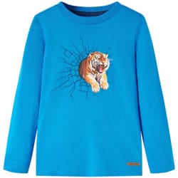 Vidaxl - Maglietta da Bambino a Maniche Lunghe Blu Cobalto 104 85537