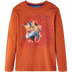 Vidaxl - Maglietta da Bambino Maniche Lunghe Ruggine Chiaro 116 46336