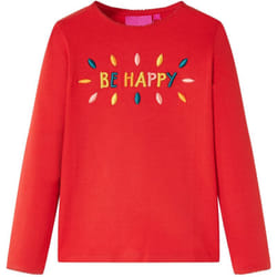 Maglietta per Bambini a Maniche Lunghe Rossa 128