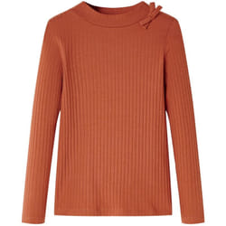 Vidaxl - Maglietta da Bambina a Maniche Lunghe Cognac 92 57541