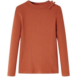 Vidaxl - Maglietta da Bambina a Maniche Lunghe Cognac 104 82969
