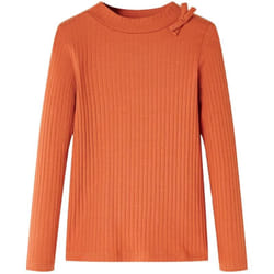 Vidaxl - Maglietta da Bambina a Maniche Lunghe Arancione Bruciato 116 36447