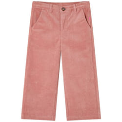 Pantaloni per Bambini in Velluto a Coste Rosa Antico 104 Vidaxl 81990