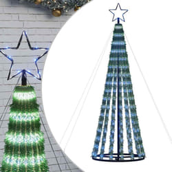 Vidaxl - Albero di Natale a led 275 led Blu 180 cm