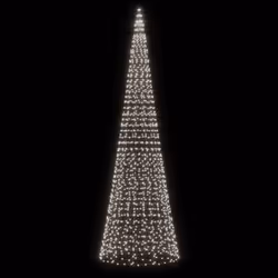 Luce Albero di Natale su Pennone 1534LED Bianco Freddo 500cmcod mxl 107365 - Vista aggiuntiva 3
