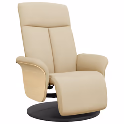 Poltrona Reclinabile con Poggiapiedi Crema in Tessutocod mxl 107841 - Vista aggiuntiva 2
