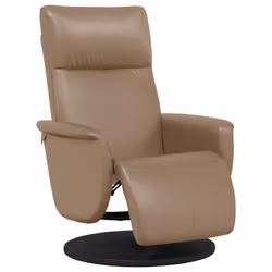 Poltrona Reclinabile con Poggiapiedi Cappuccino in Similpellecod mxl 131767 - Vista aggiuntiva 2