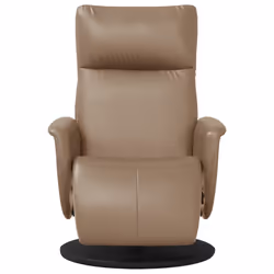 Poltrona Reclinabile con Poggiapiedi Cappuccino in Similpellecod mxl 131767 - Vista aggiuntiva 3