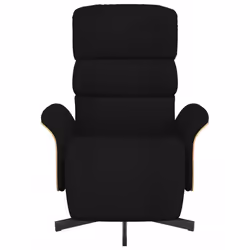 Poltrona Reclinabile con Poggiapiedi Nera in Tessutocod mxl 83977 - Vista aggiuntiva 3