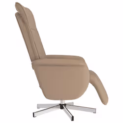 VidaXL 356652 sedia massaggiante elettrica Cappuccino Ecopelle - Vista aggiuntiva 5