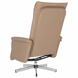 VidaXL 356652 sedia massaggiante elettrica Cappuccino Ecopelle - Vista aggiuntiva 6