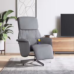 VidaXL 356669 sedia massaggiante elettrica Grigio chiaro Tessuto - Vista aggiuntiva 2