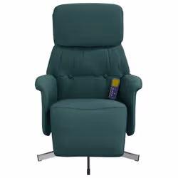 VidaXL 356673 sedia massaggiante elettrica Verde scuro Tessuto - Vista aggiuntiva 3