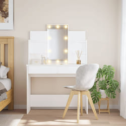 Toeletta con Luci led Bianco 96x40x142 cm Vidaxl 20549