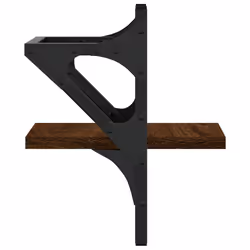 VidaXL 836232 scaffale Legno, Metallo Marrone, Legno - Vista aggiuntiva 6