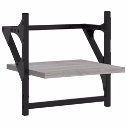 VidaXL 836241 scaffale Legno, Metallo Grigio - Vista aggiuntiva 4