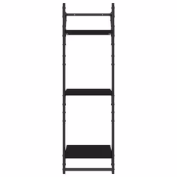 VidaXL 836258 scaffale Legno, Metallo Nero - Vista aggiuntiva 5