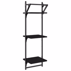 VidaXL 836258 scaffale Legno, Metallo Nero - Vista aggiuntiva 7