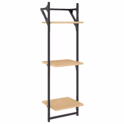 VidaXL 836259 scaffale Legno, Metallo Legno - Vista aggiuntiva 4