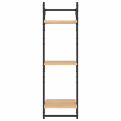VidaXL 836259 scaffale Legno, Metallo Legno - Vista aggiuntiva 5